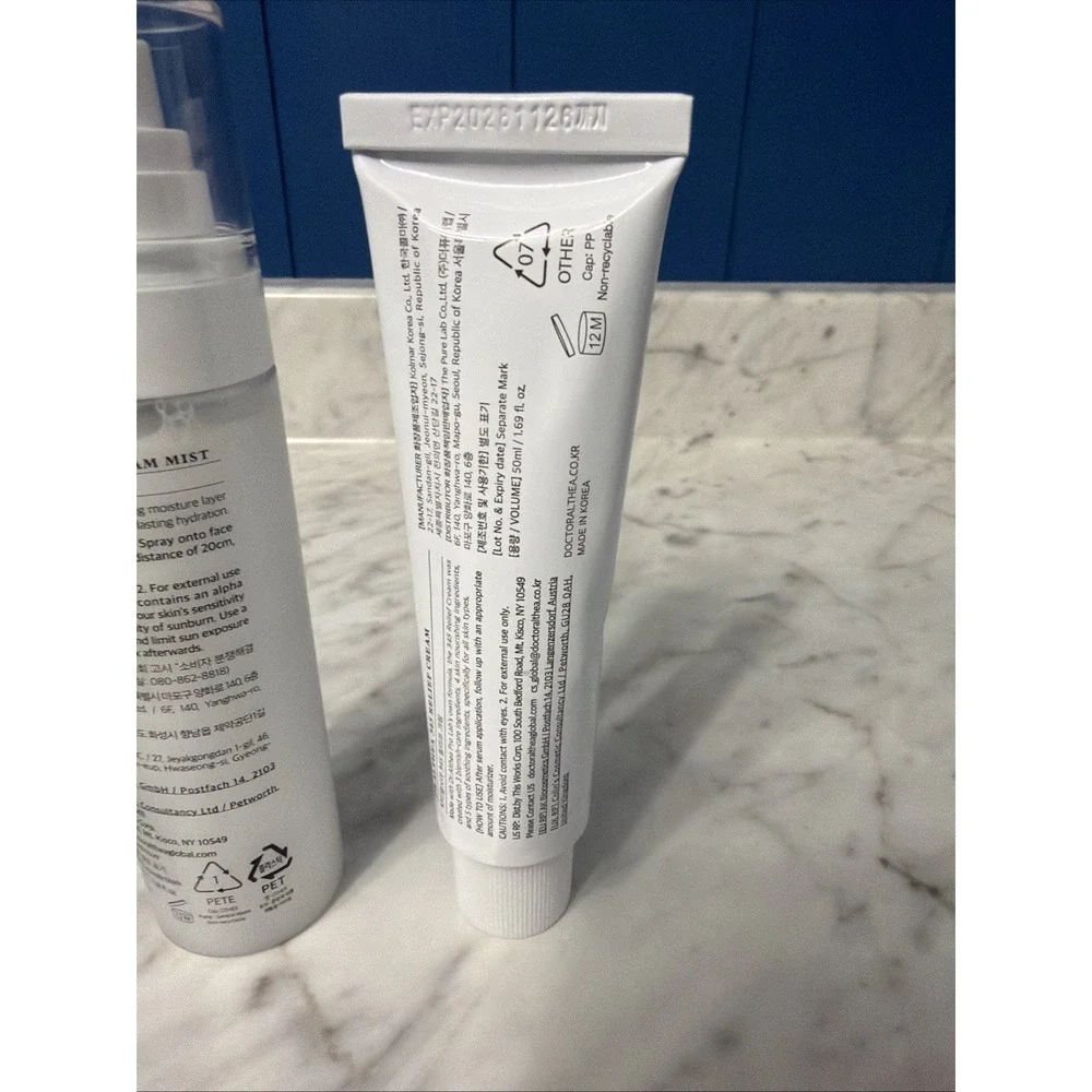 Dr.Althea 345 Relief Cream  Mist Duo | Soothing Recovery  Moisture for Sensit...